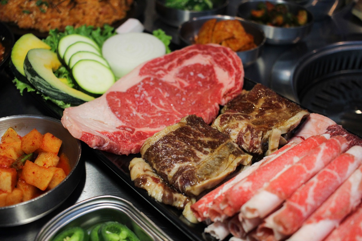 Do Si Korean BBQ meats photography