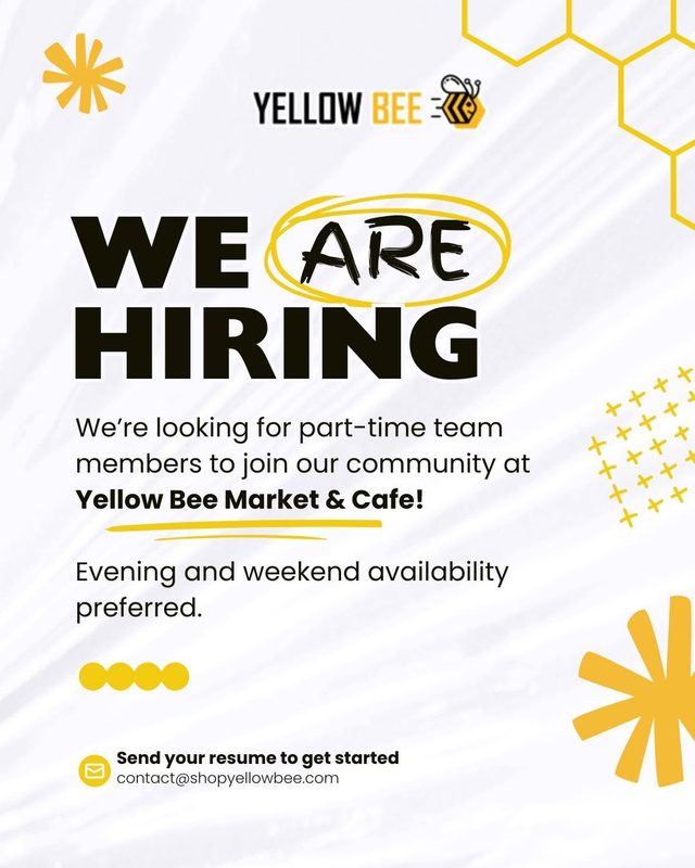 Yellowbee hiring post